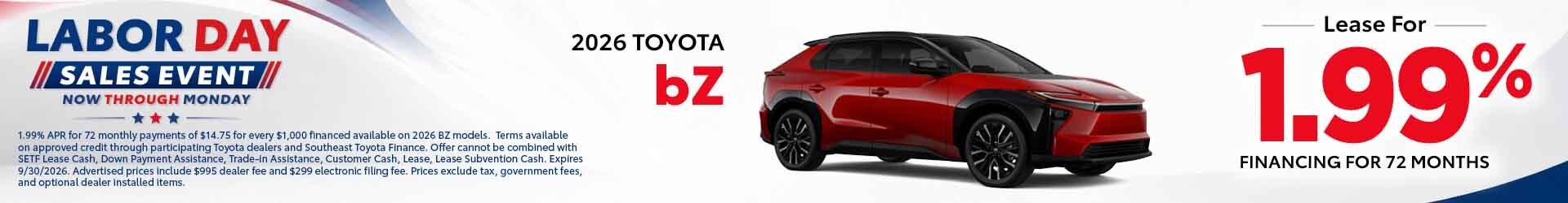 bZ special offer