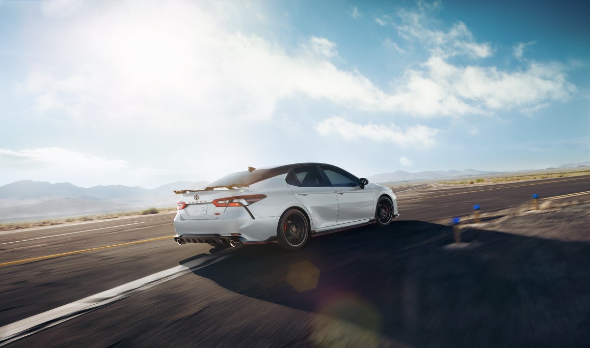 Toyota car on the road