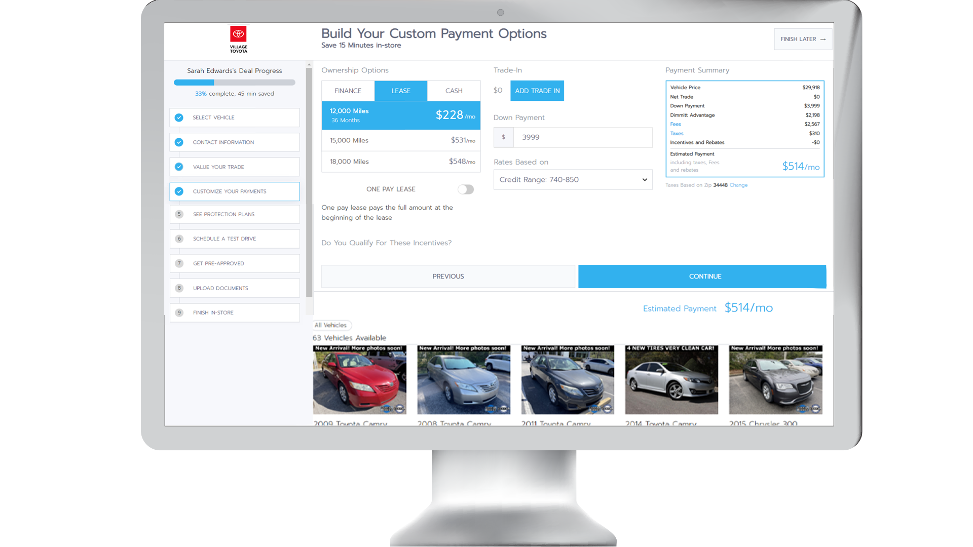 iMac featuring Village Toyota