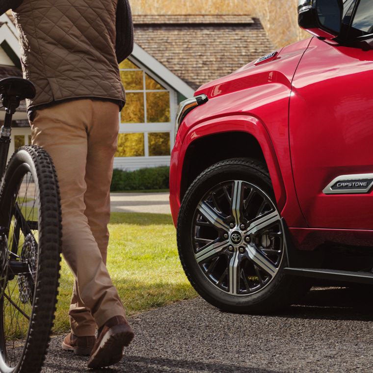 Parked Sequoia adventure ready