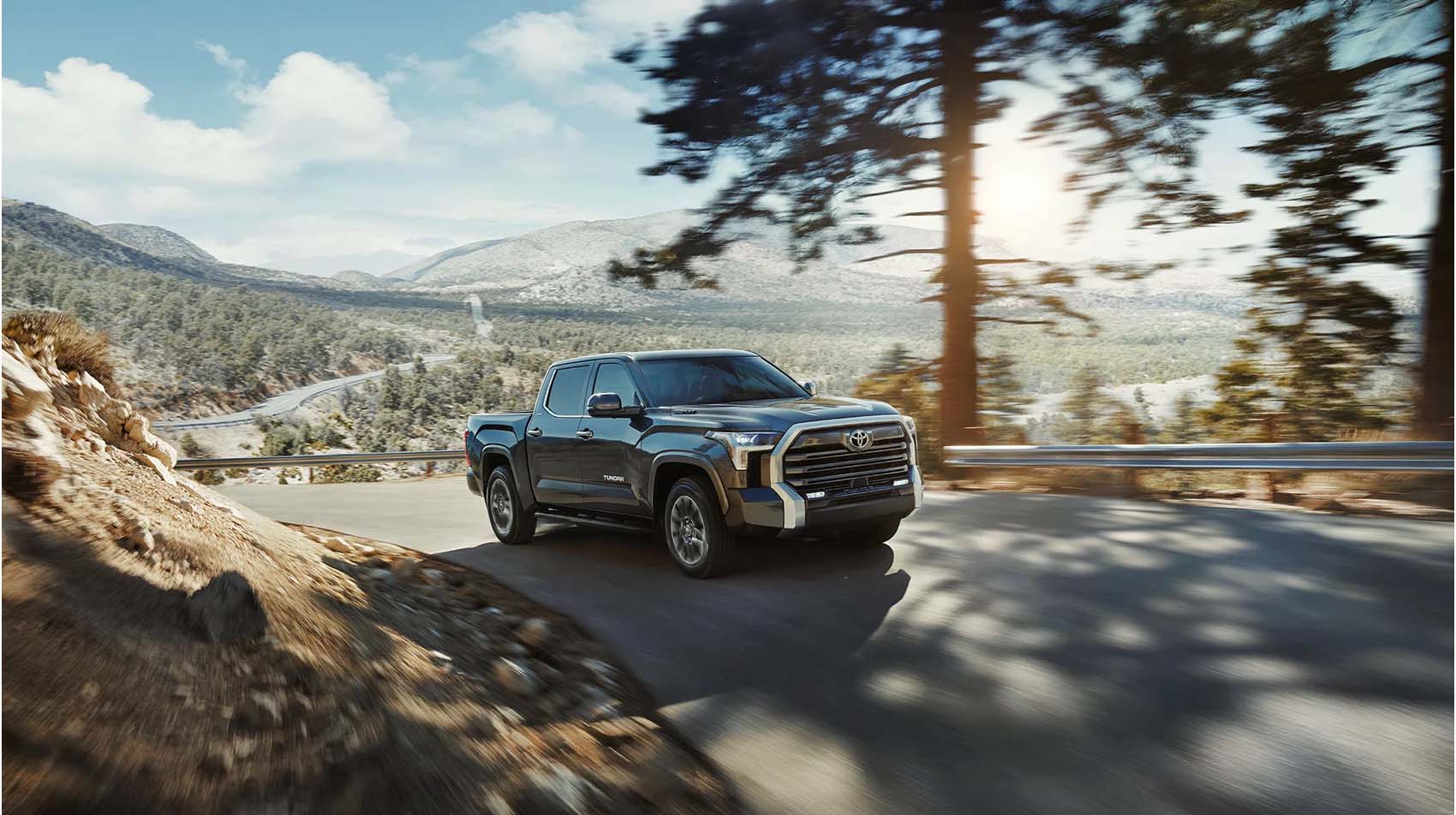 2022 Tundra Driving a Scenic Route