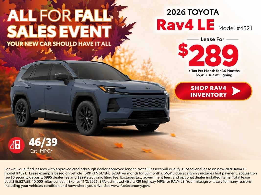 2026 toyota rav4 deals