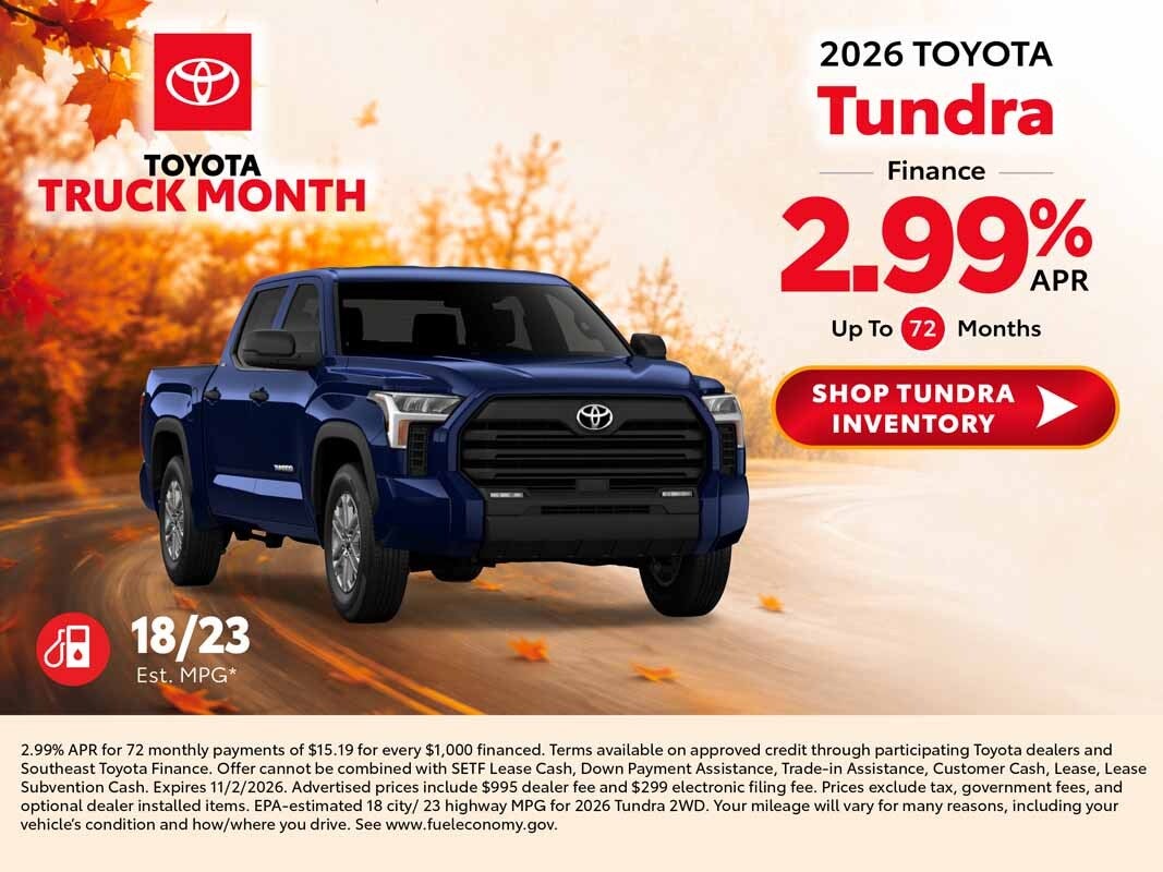 2026 toyota tundra deals