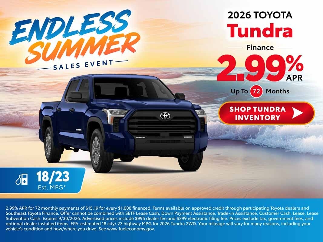 2026 toyota tundra deals