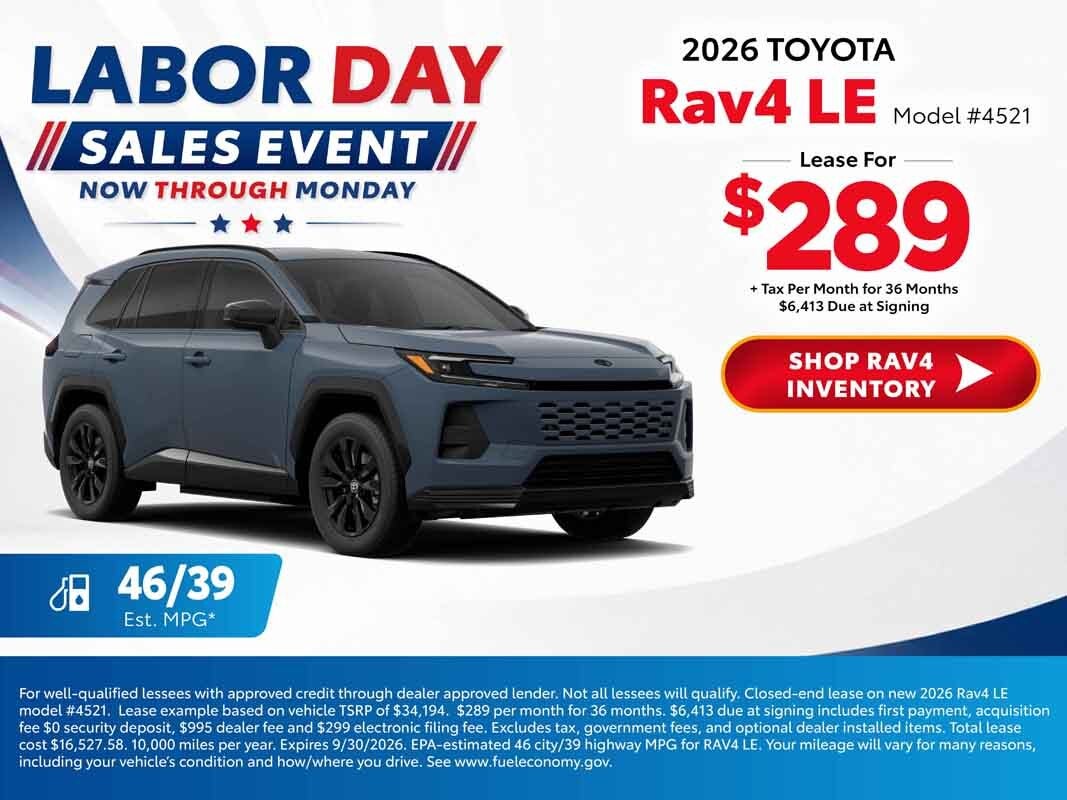 2026 toyota rav4 deals