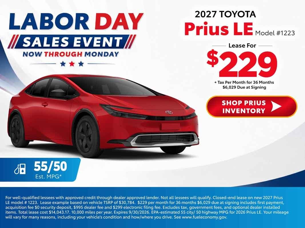 2027 toyota prius deals