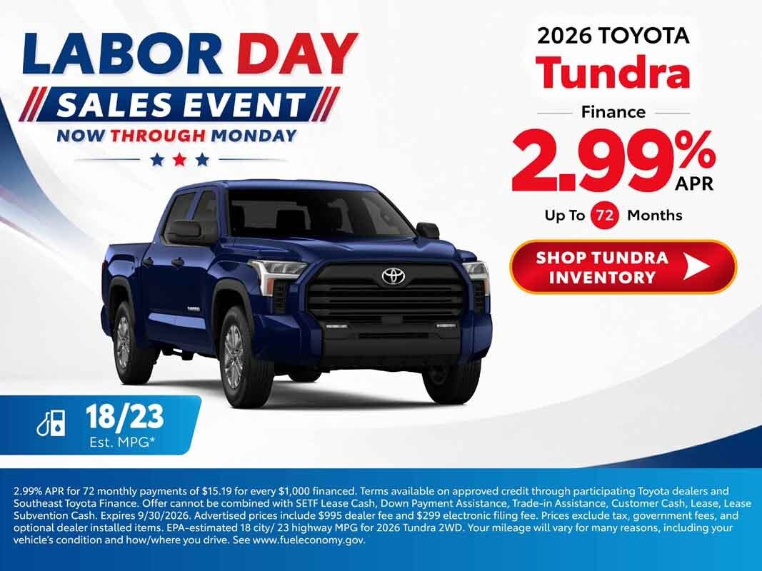 2026 toyota tundra deals