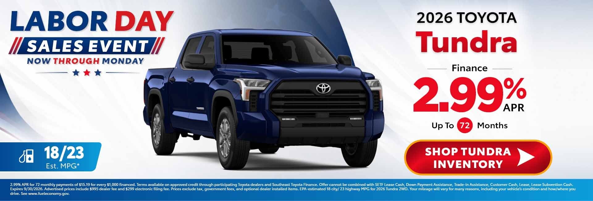 2026 tundra 