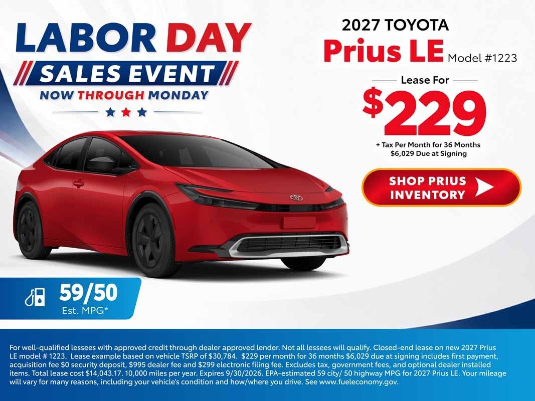 2027 toyota prius deals