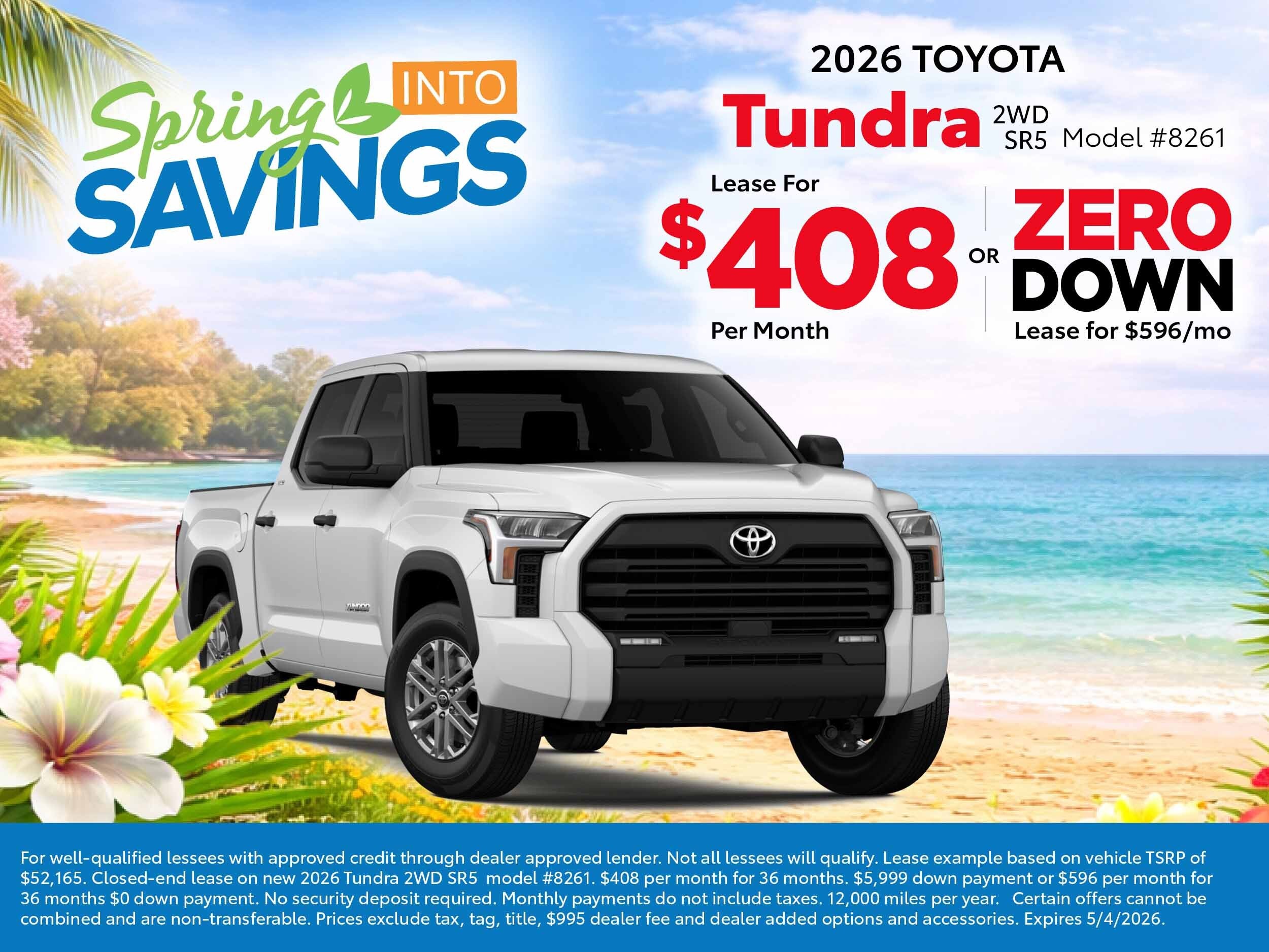 2026 Tundra 2WD SR5