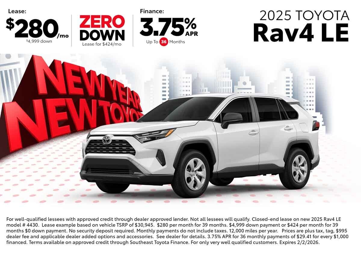 2025 Rav4 LE