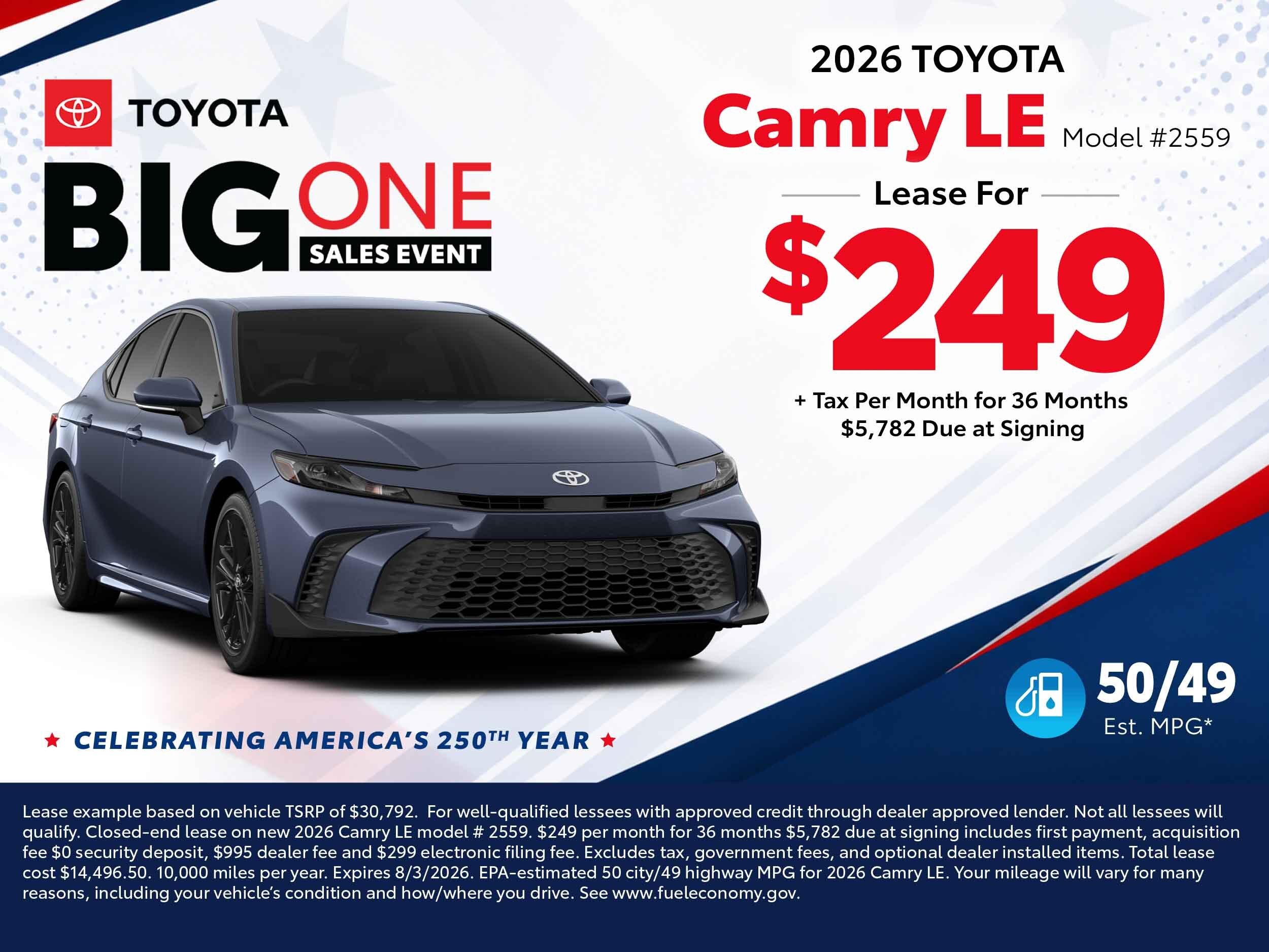 2026 Camry LE
