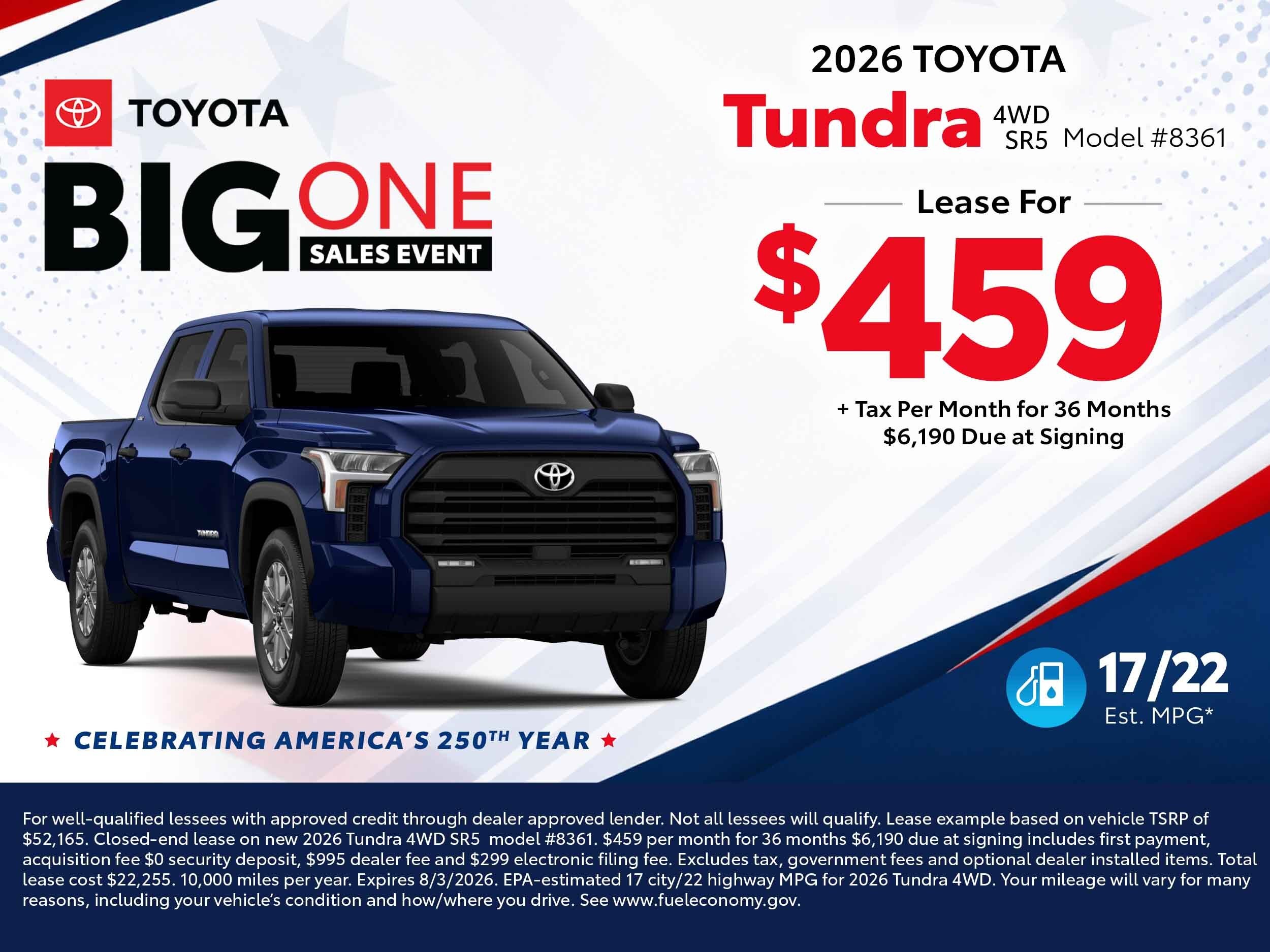 2026 Tundra 4WD SR5