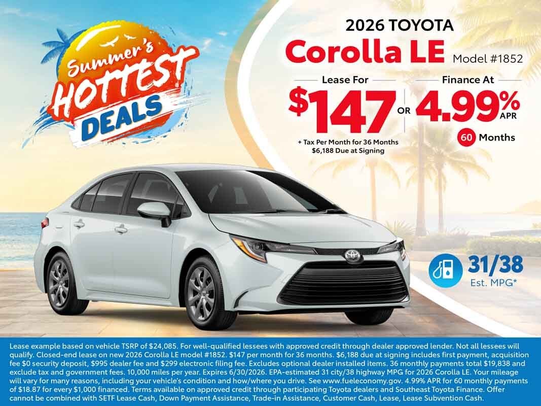 2026 Corolla LE