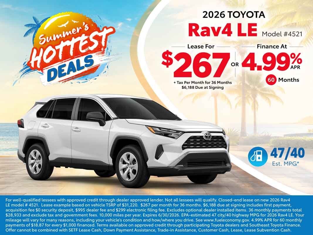 2026 Rav4 LE