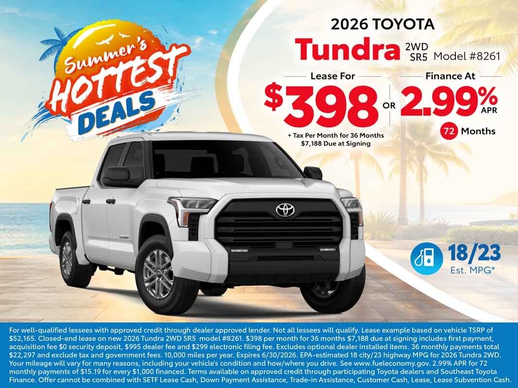 2026 Tundra 2WD SR5