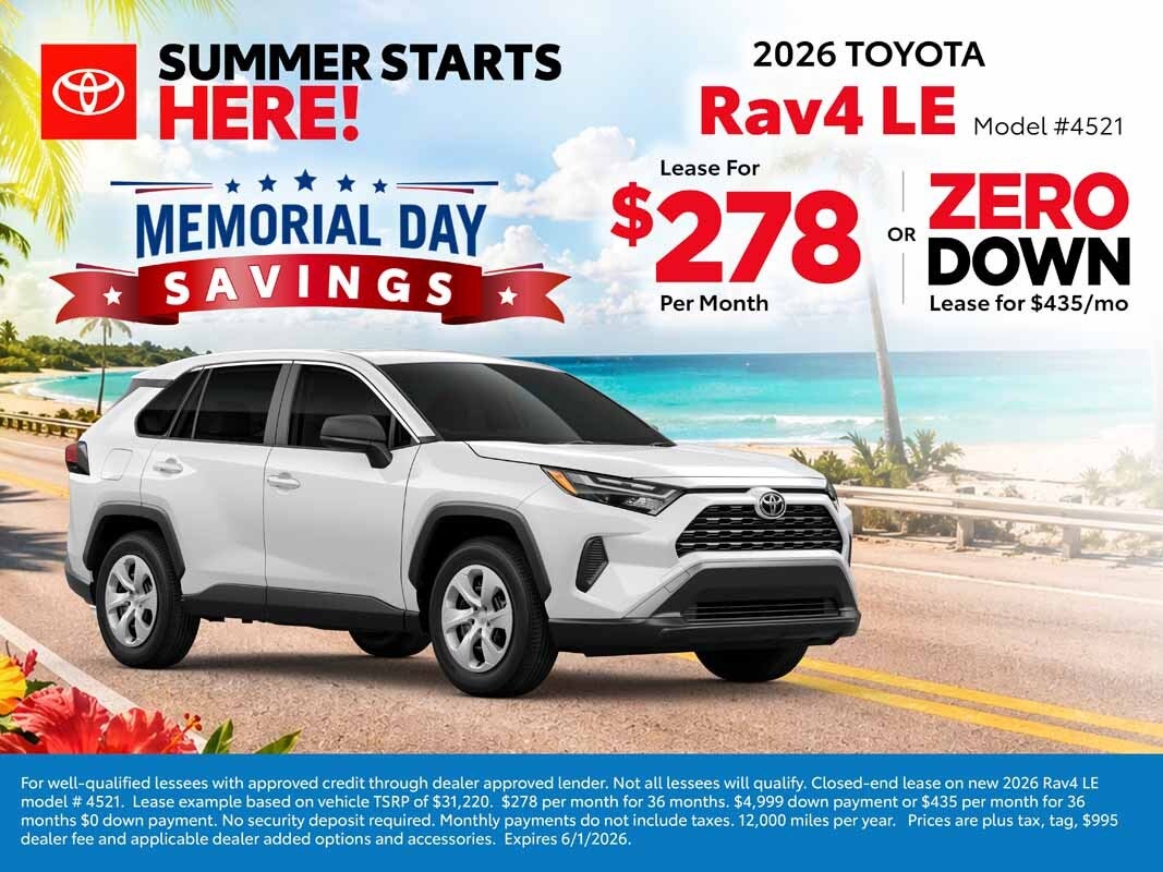 2026 Rav4 LE