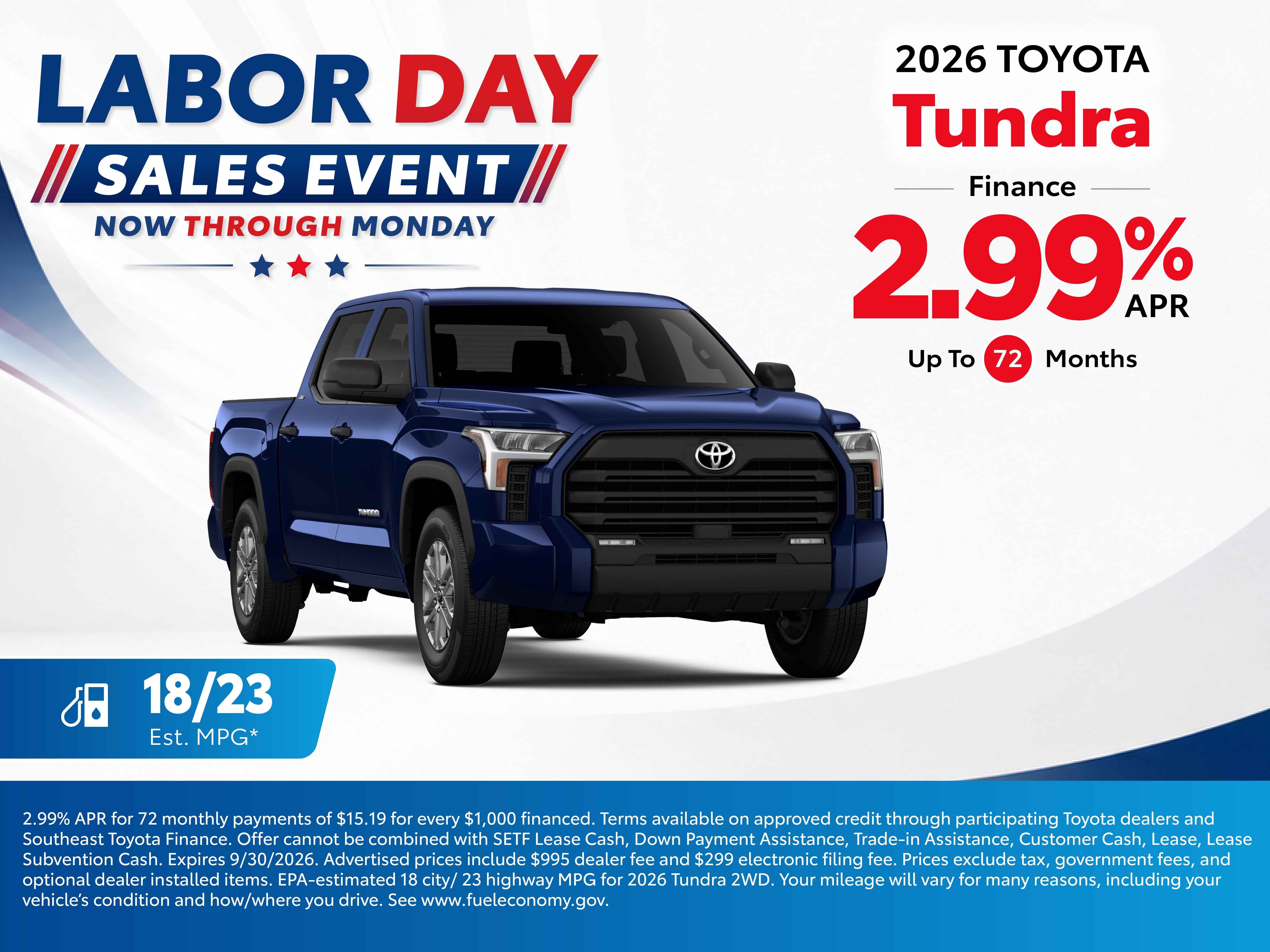 2026 Tundra 4WD SR5