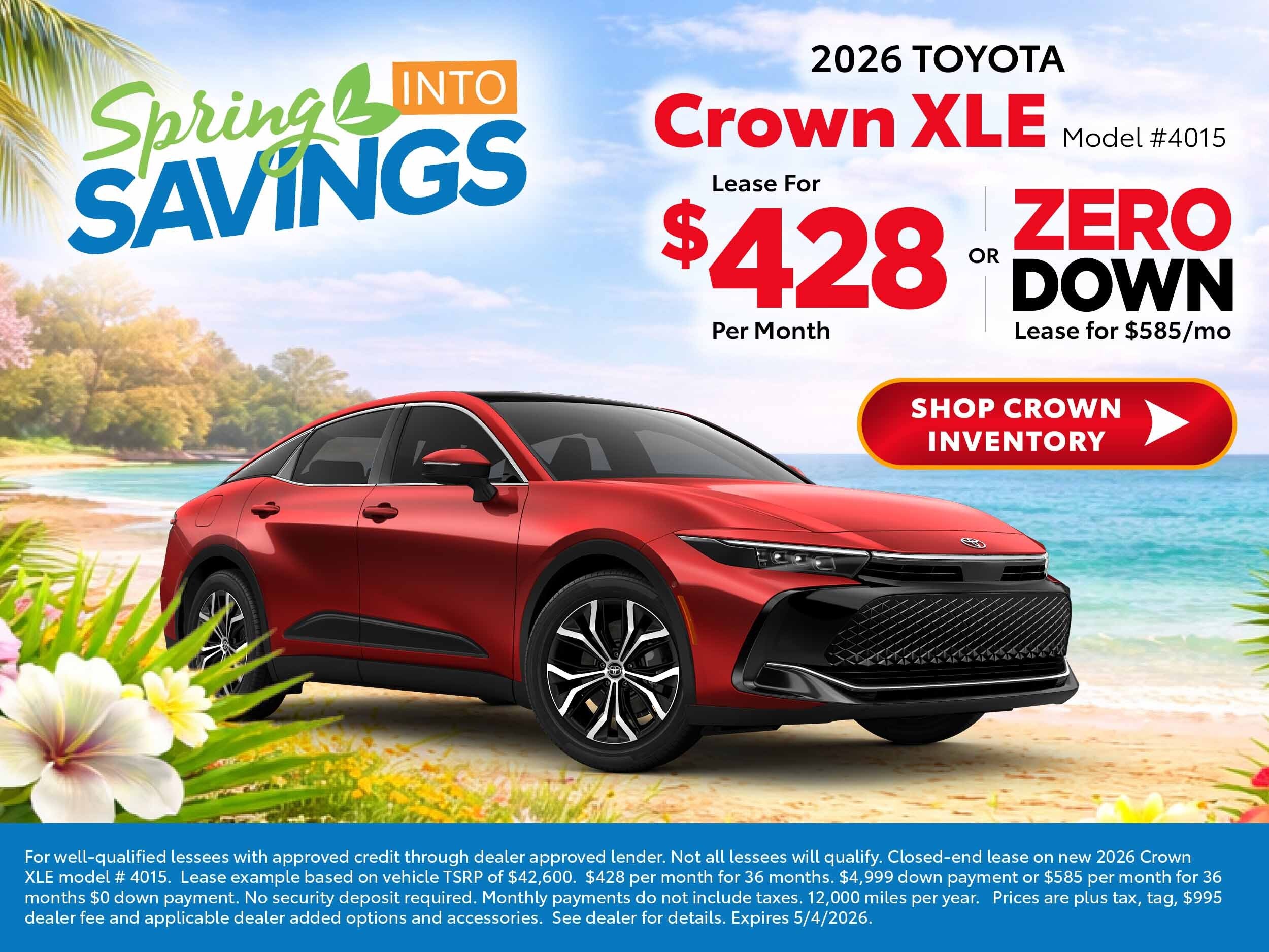 2026 toyota crown deals