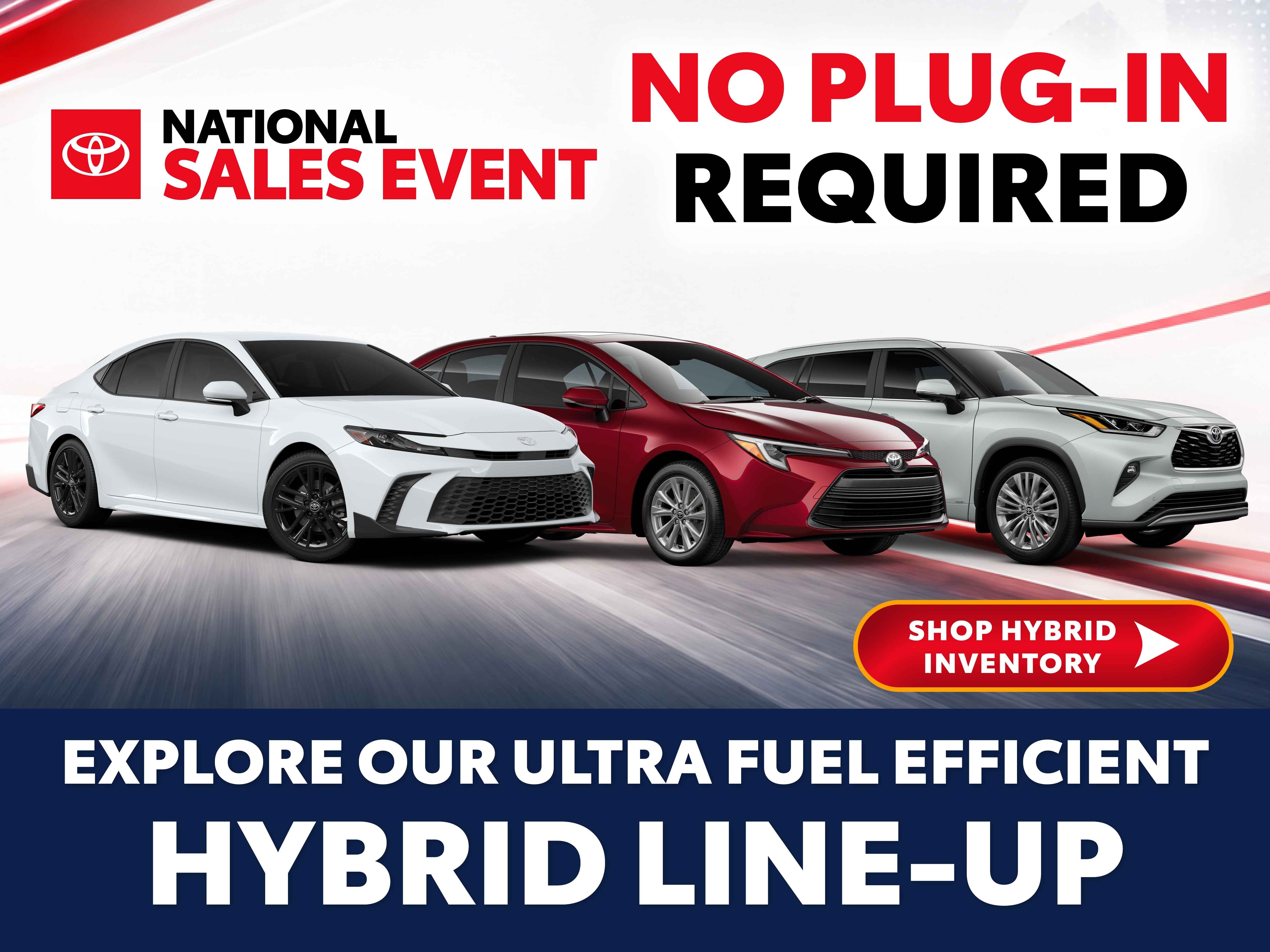 hybrid toyota vehicles 