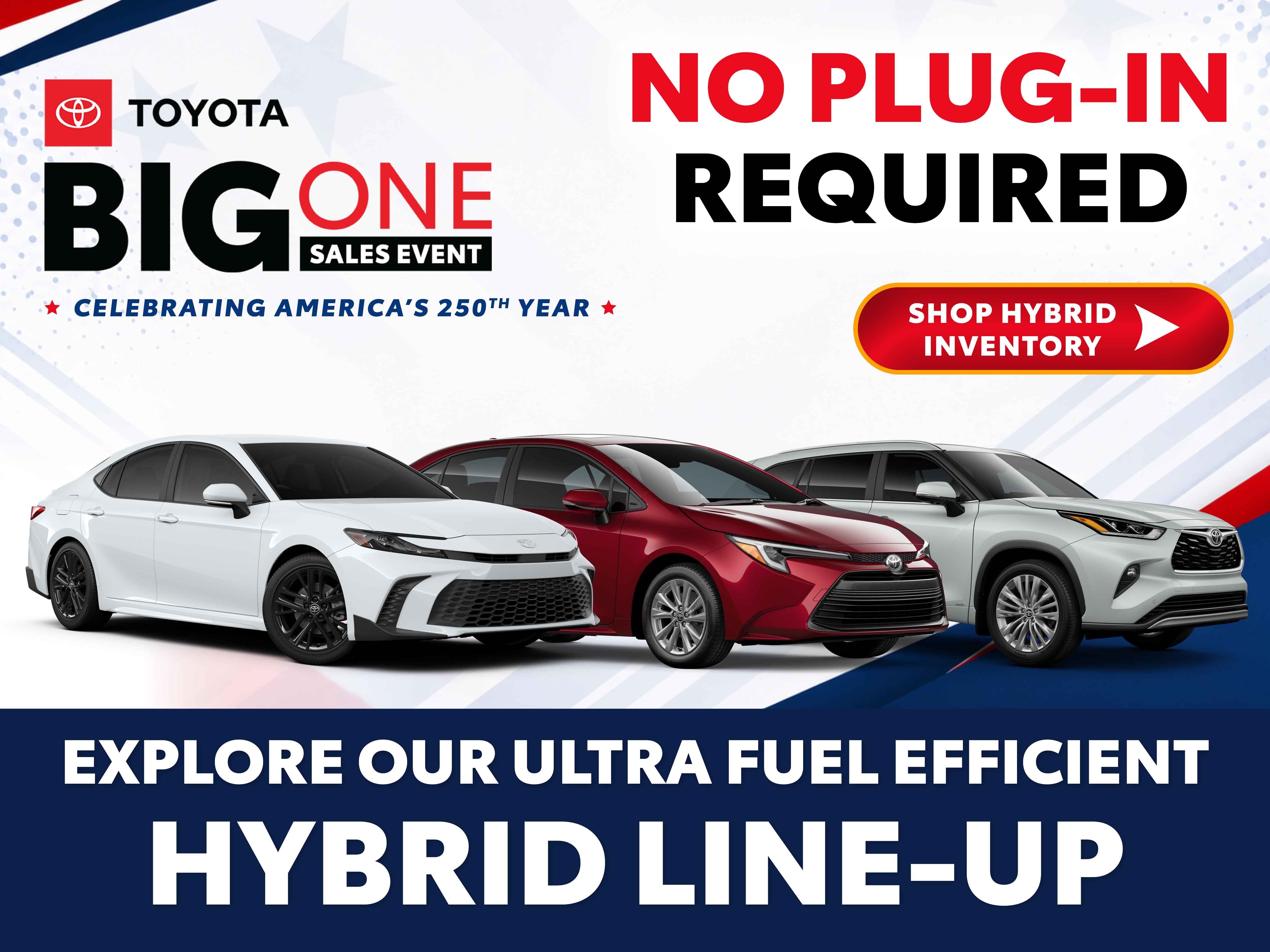 hybrid toyota vehicles 