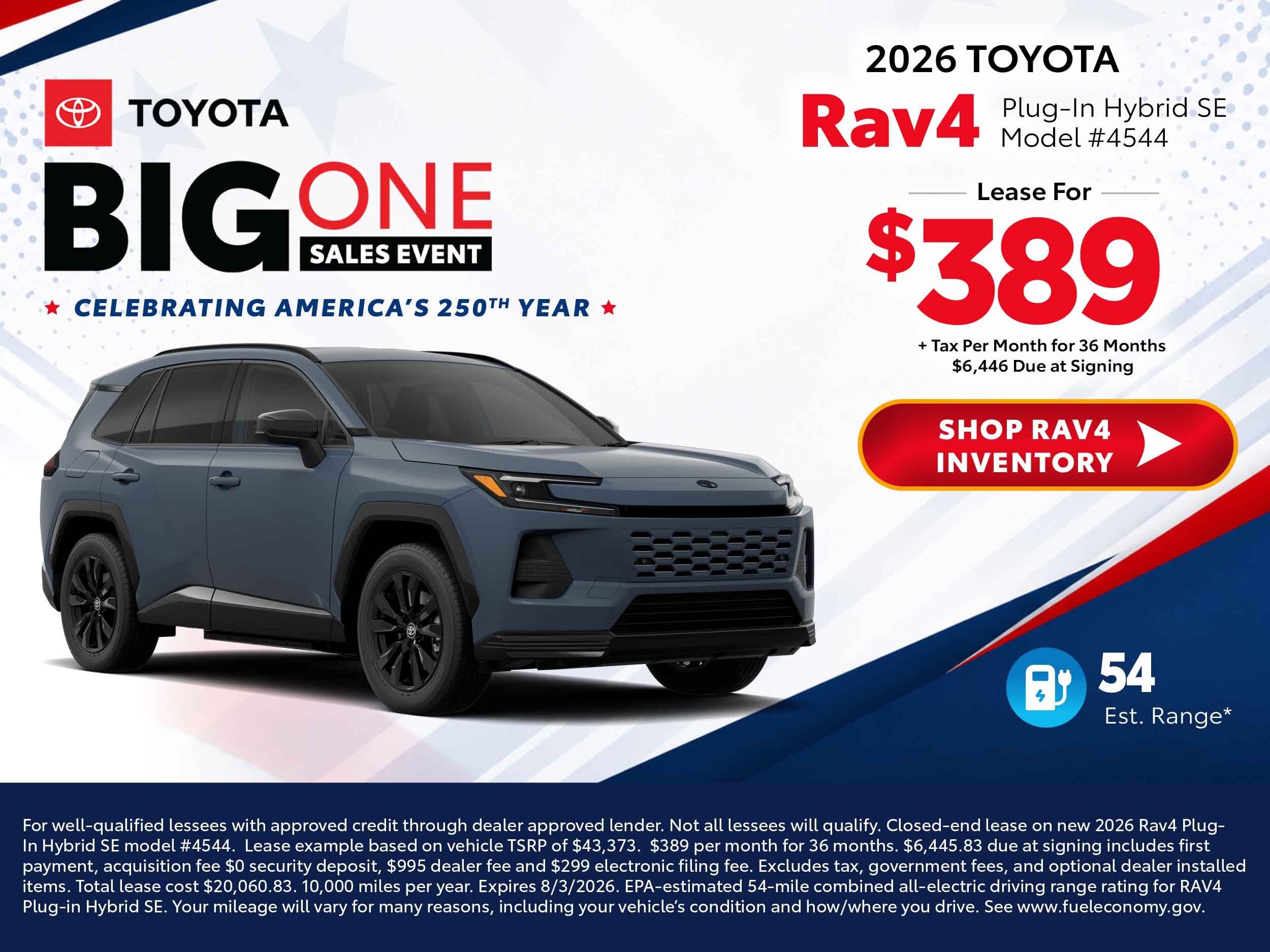 2026 toyota rav4 deals