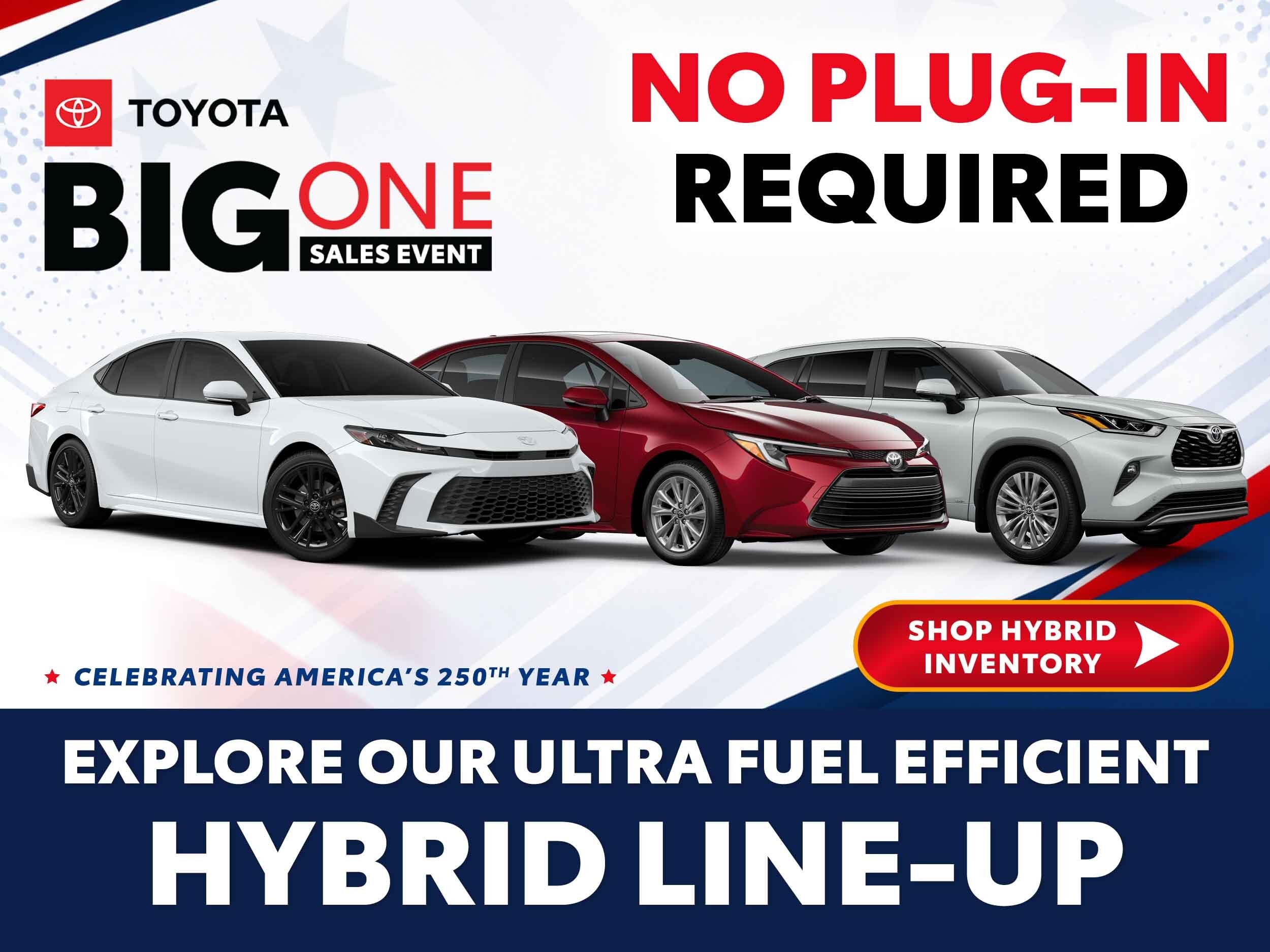 hybrid toyota vehicles 