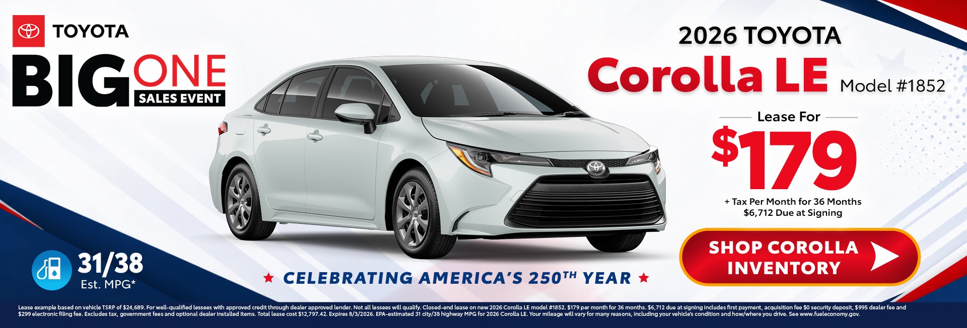 2026 corolla