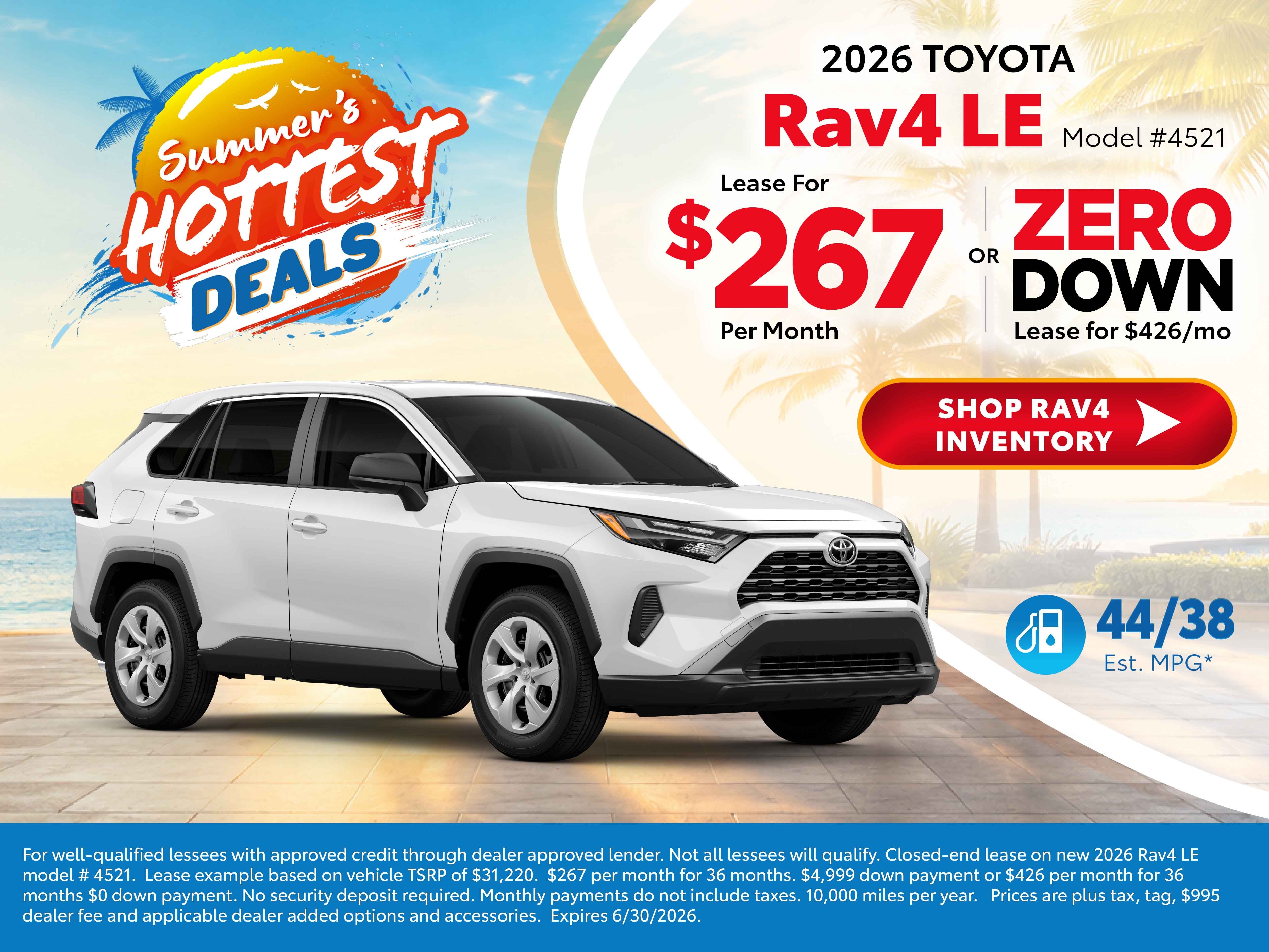 2026 toyota rav4 deals