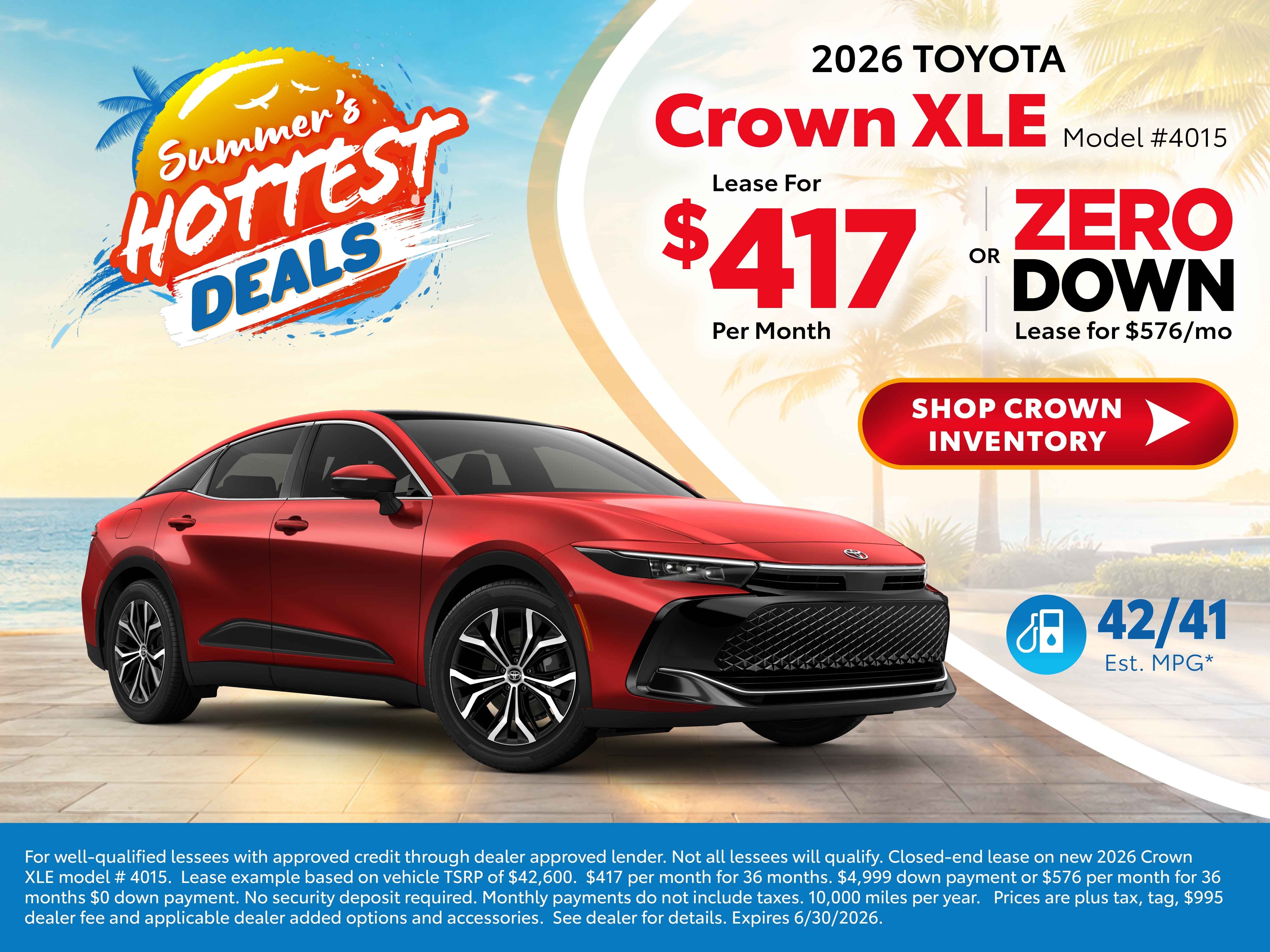 2026 toyota crown deals 