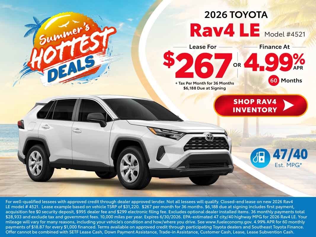2026 toyota rav4 deals