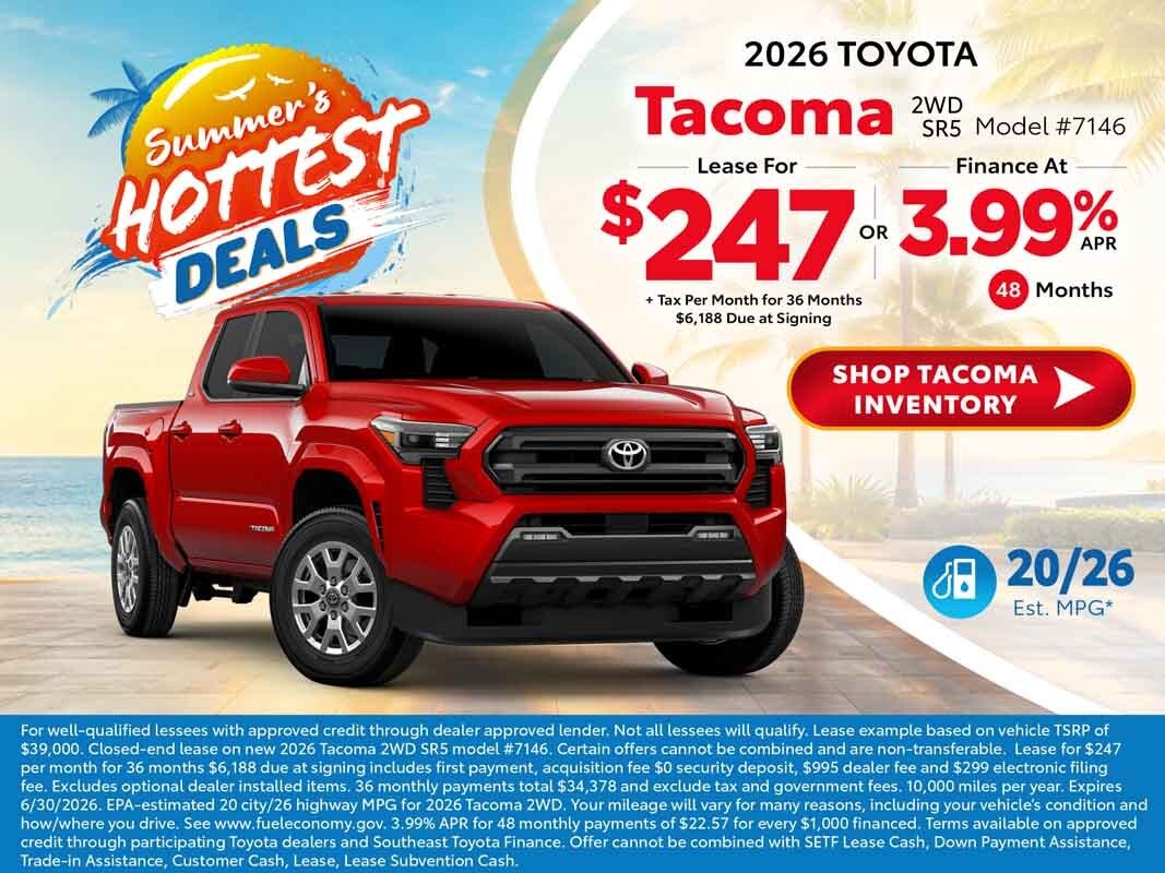 2026 tacoma deals 
