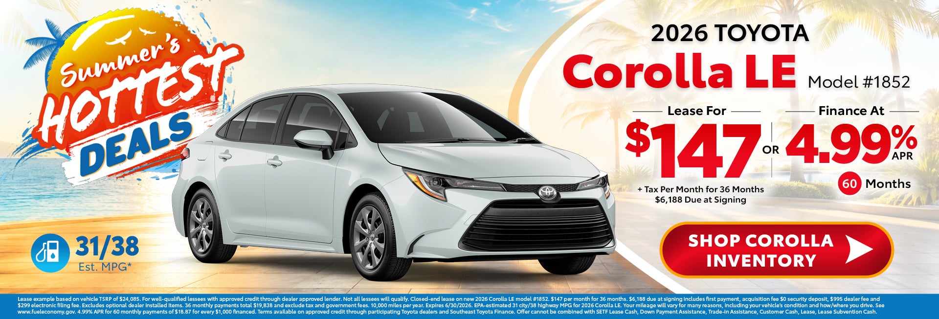 2026 corolla