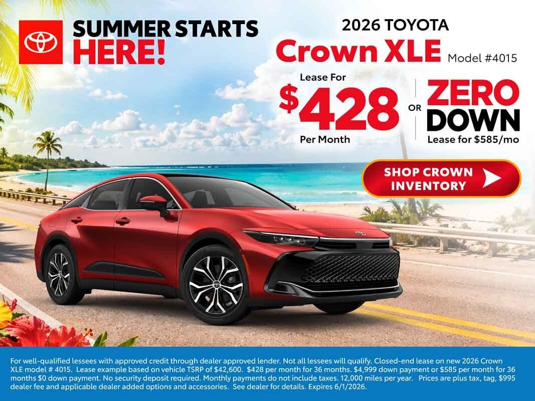 2026 toyota crown deals summer starts here