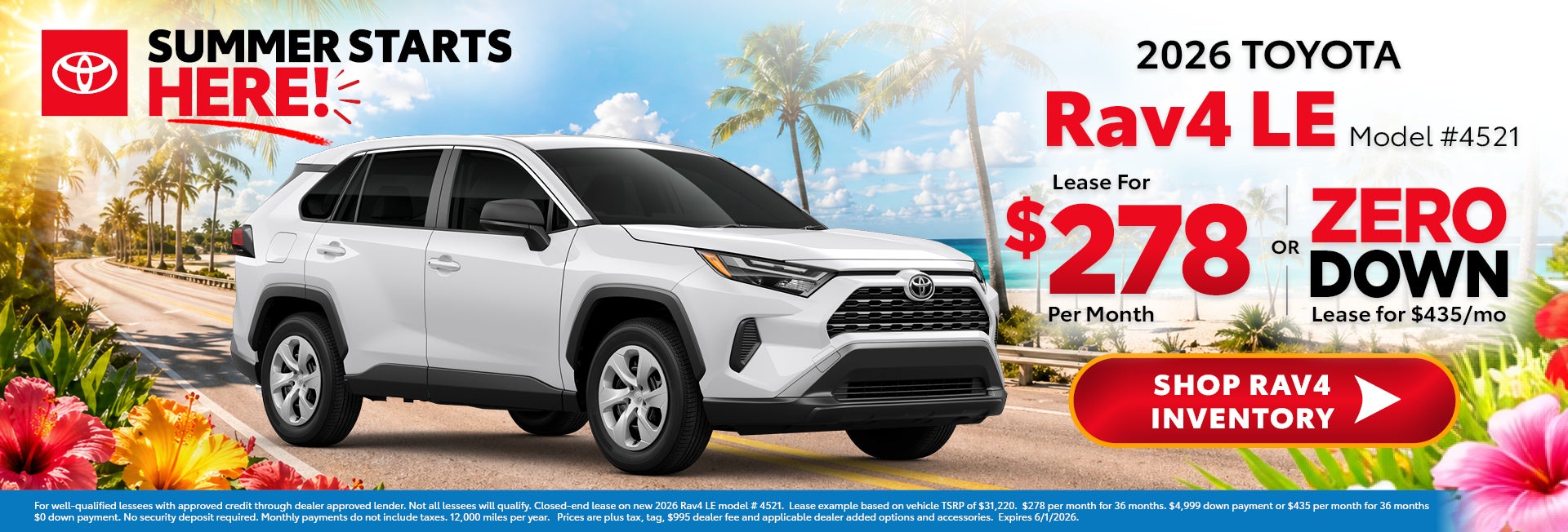 rav4 deals summer starts here
