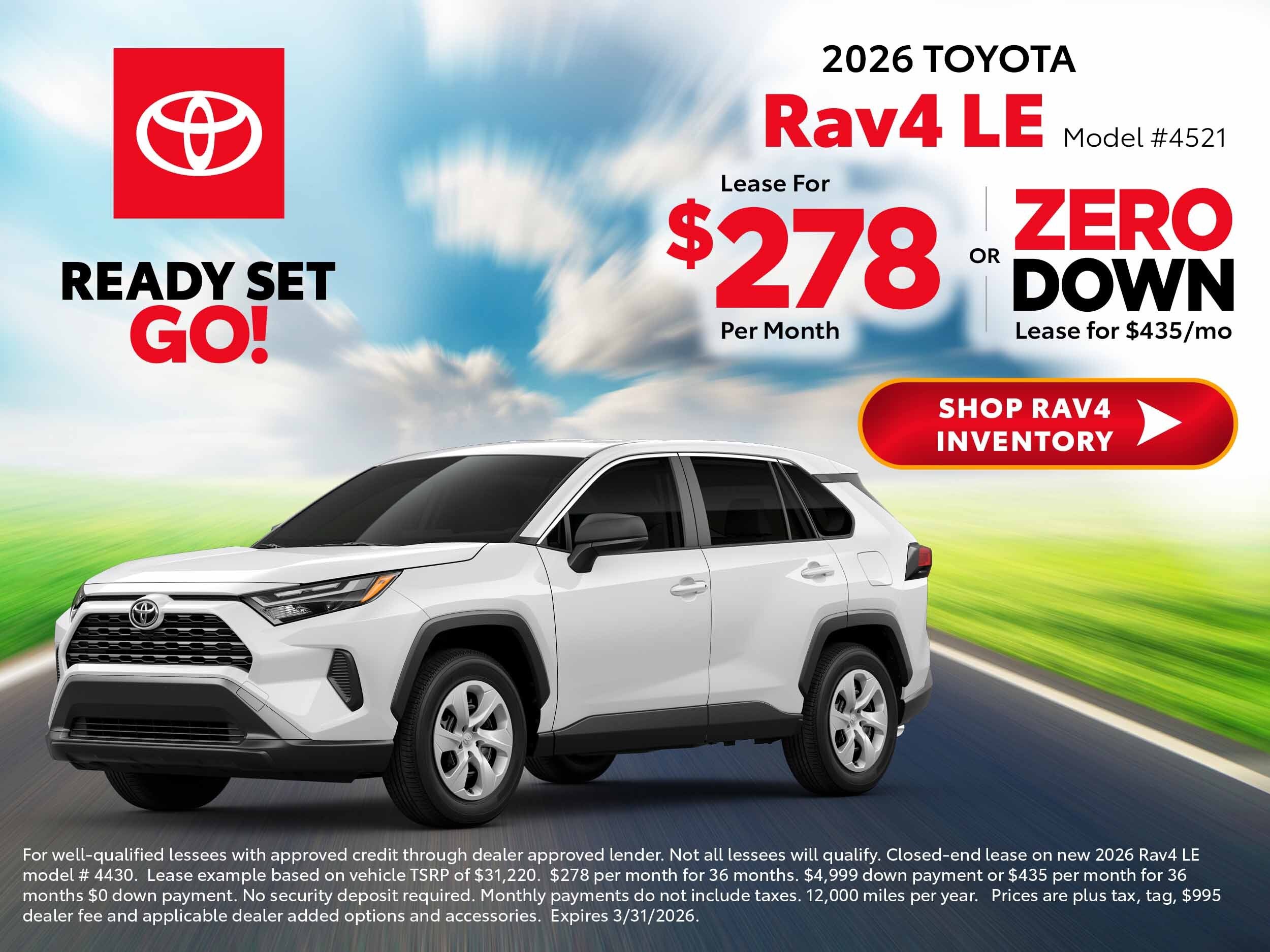 2026 toyota rav4 deals